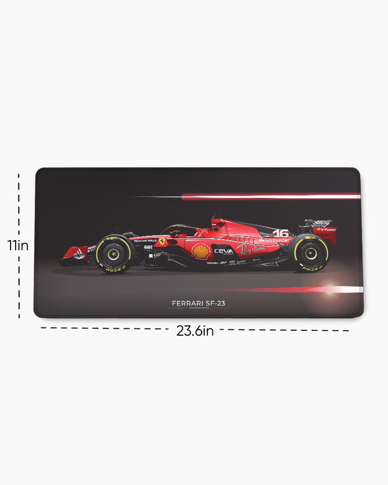 Charles Leclerc SF23 EdgeGuard Desk Mat