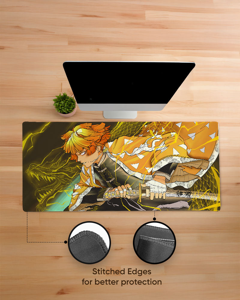 Zenitsu EdgeGuard Desk Mat