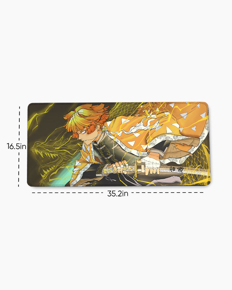 Zenitsu EdgeGuard Desk Mat