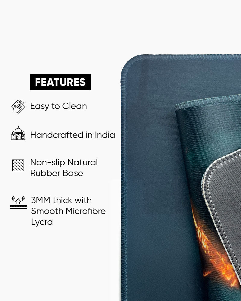 Gojo Hollow Purple EdgeGuard Desk Mat