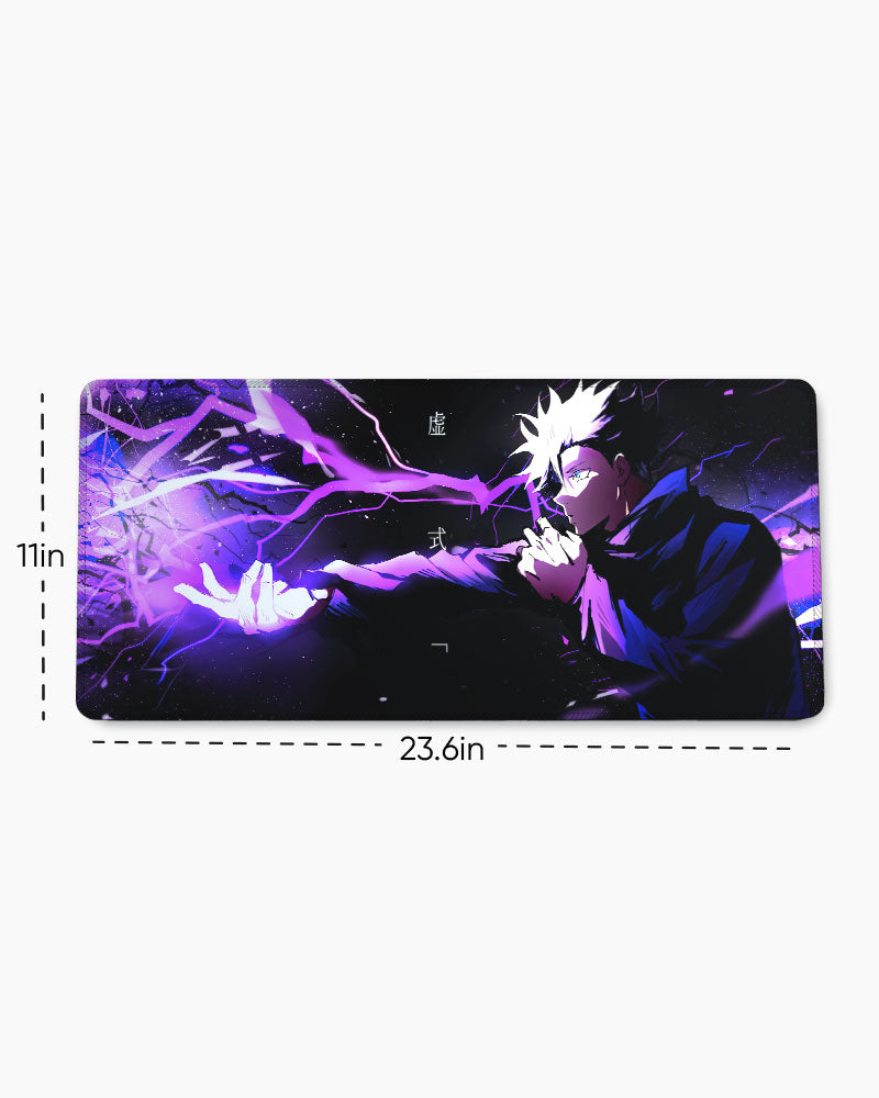 Gojo Hollow Purple EdgeGuard Desk Mat