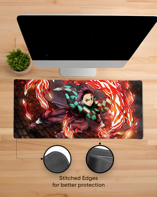 Tanjiro EdgeGuard Desk Mat