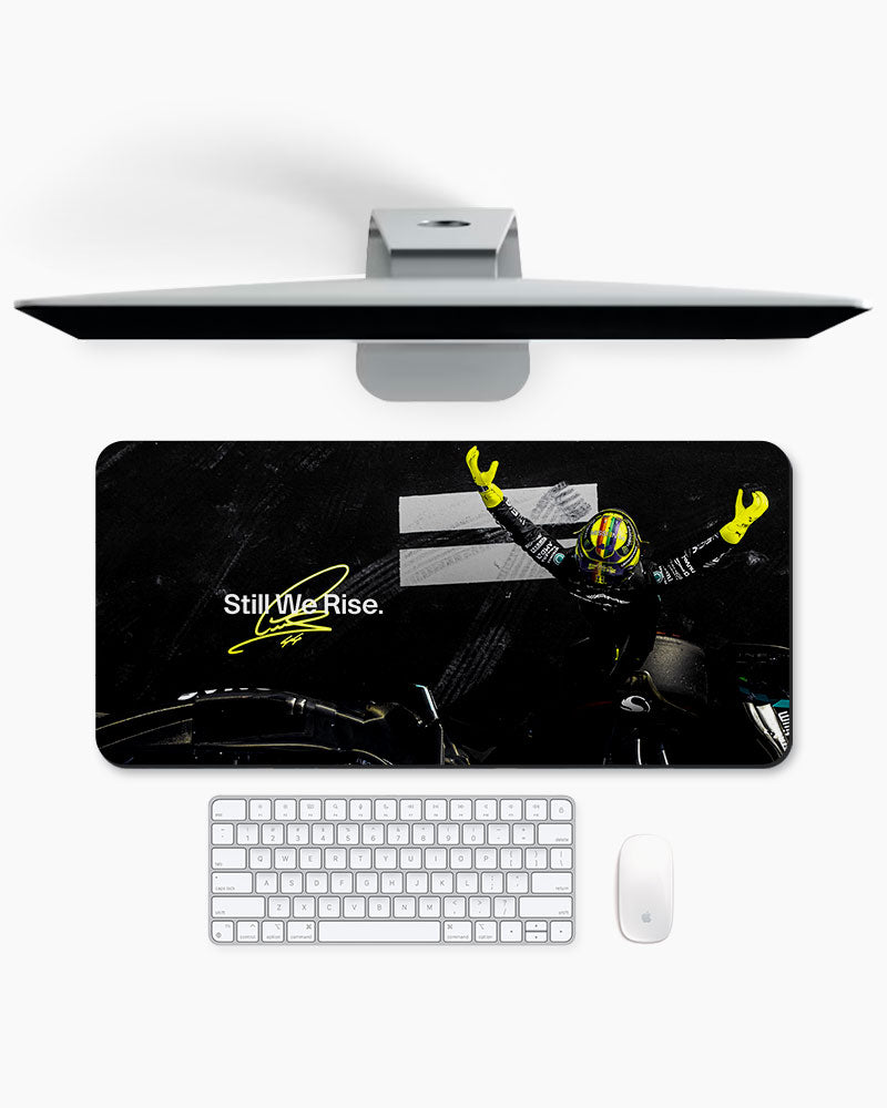 Still We Rise Lewis Hamilton EdgeGuard Desk Mat