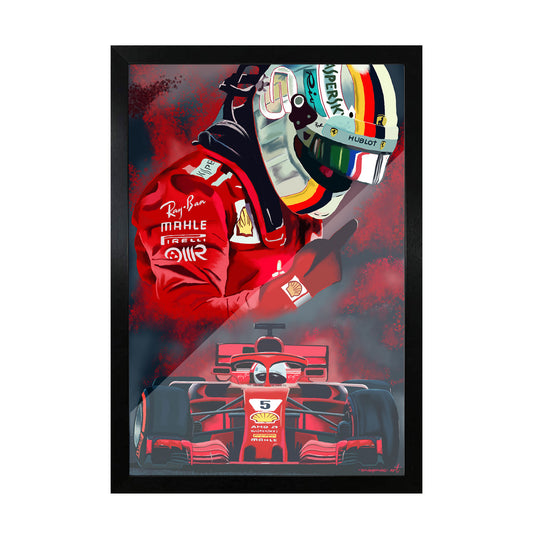 Sebastian Vettel Ferrari Tribute