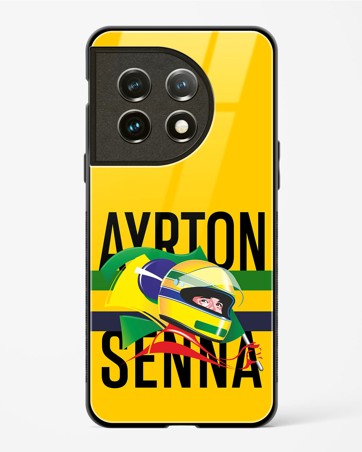 Ayrton Senna Glass Case Phone Cover