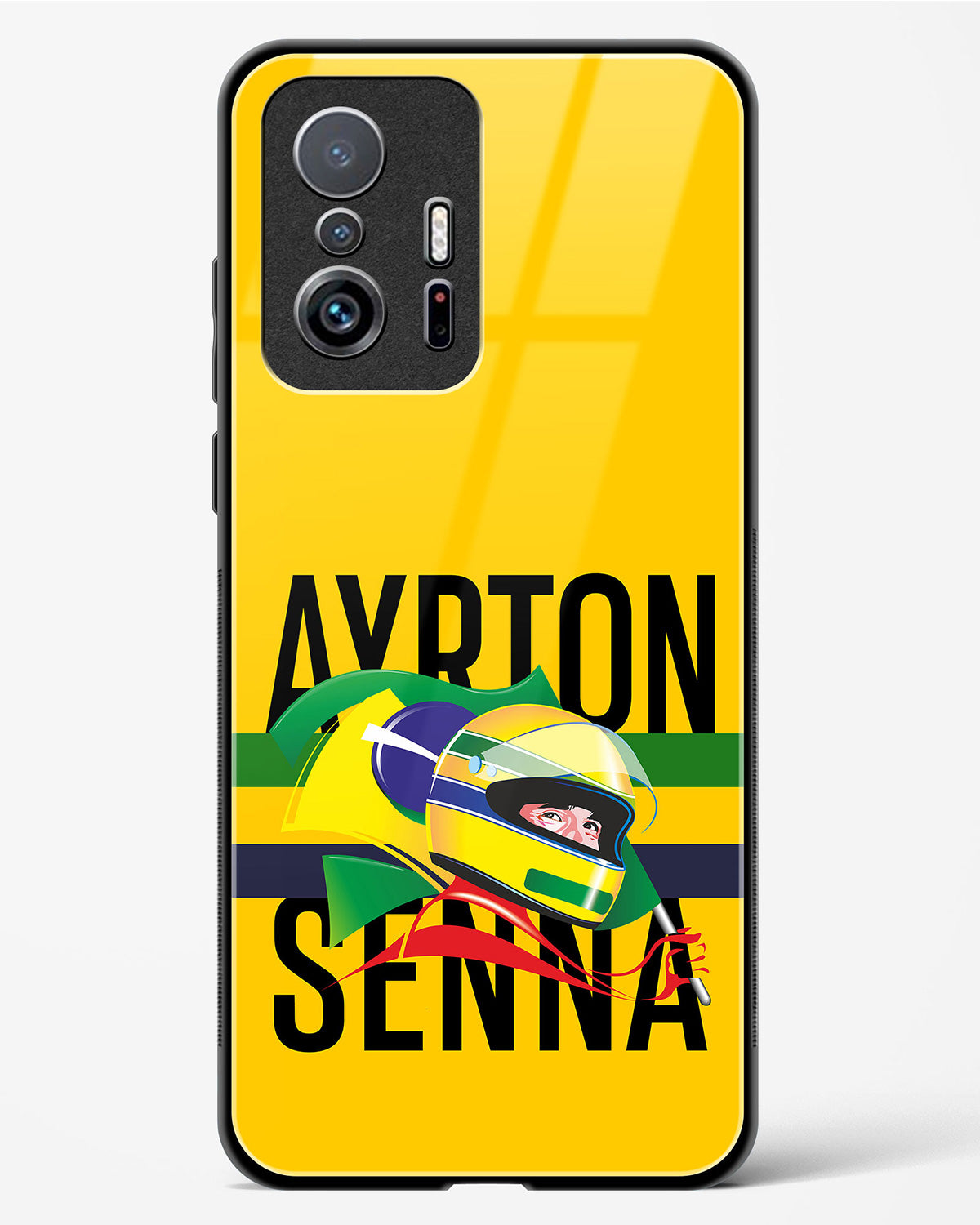 Ayrton Senna Glass Case Phone Cover