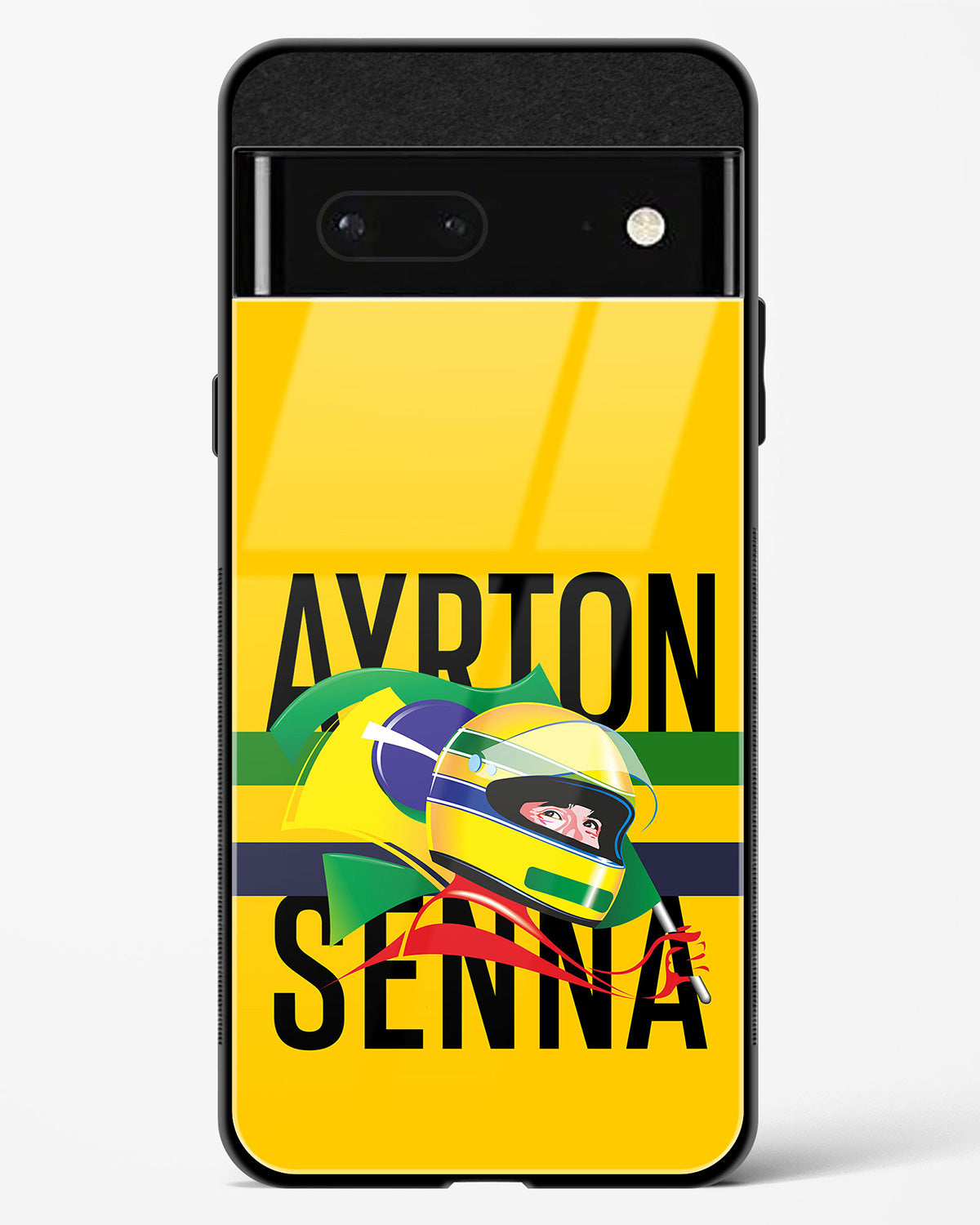 Ayrton Senna Glass Case Phone Cover
