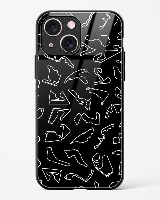 F1 circuits Glass Case Phone Cover