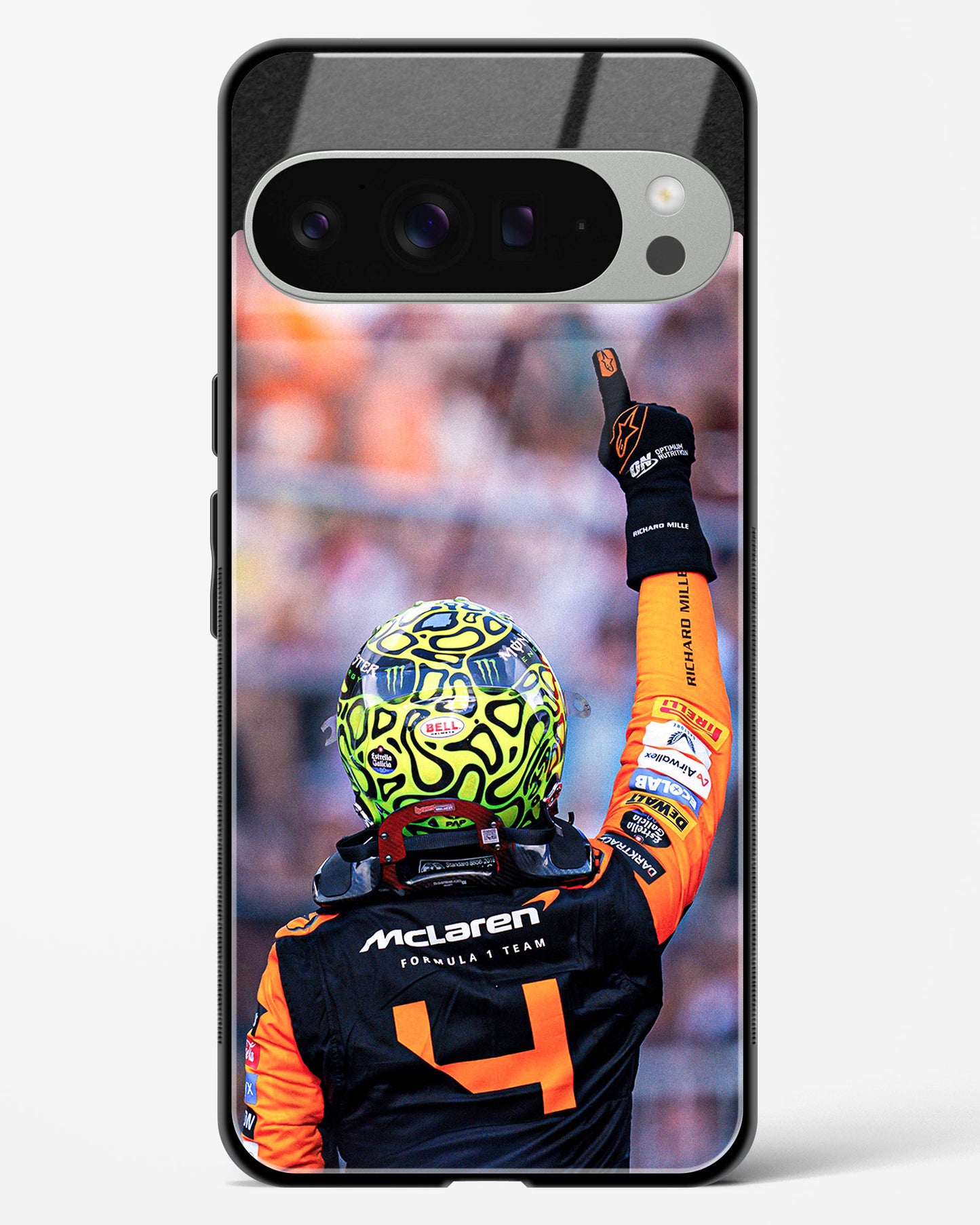 Lando Norris Glass Case Phone Cover