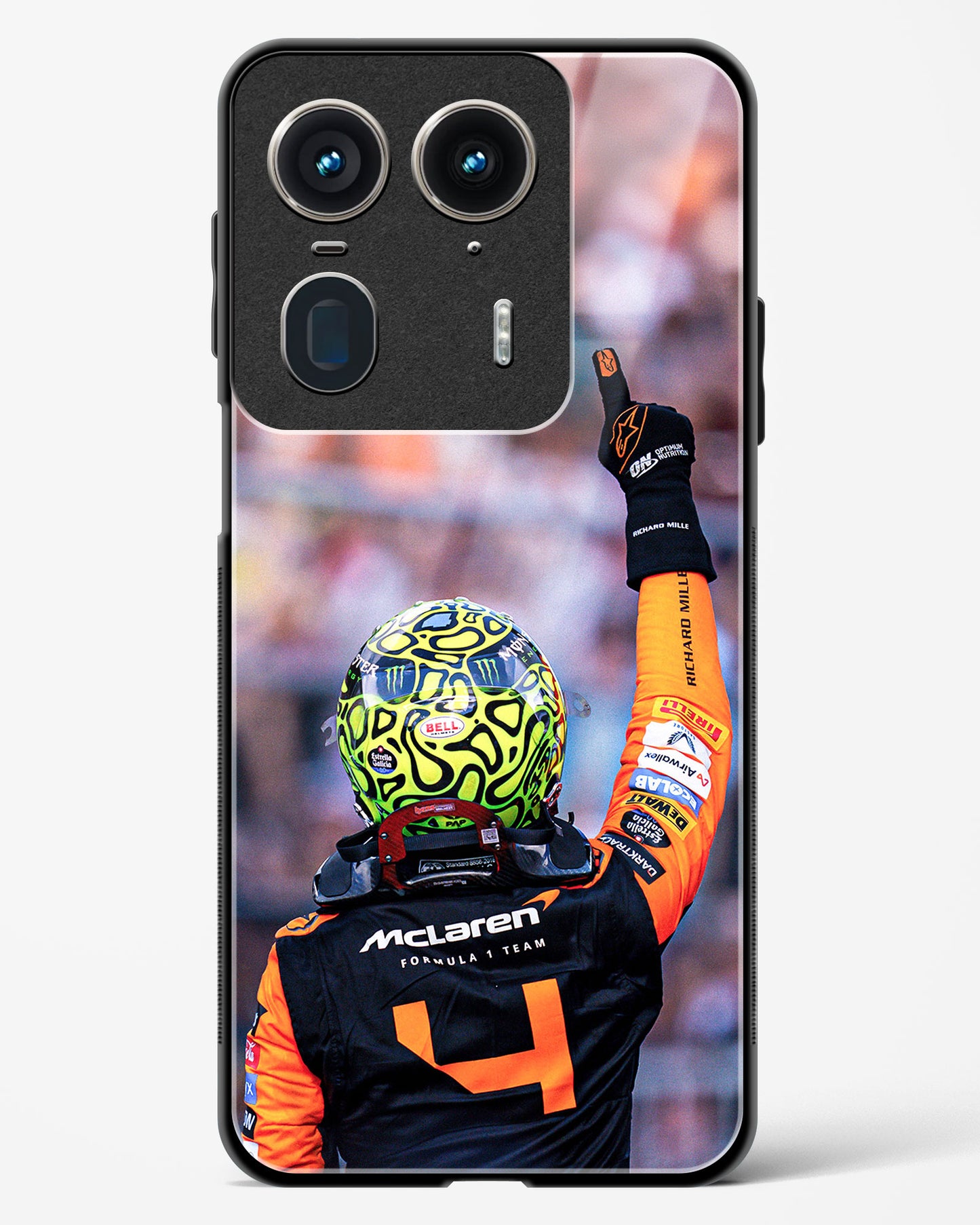 Lando Norris Glass Case Phone Cover