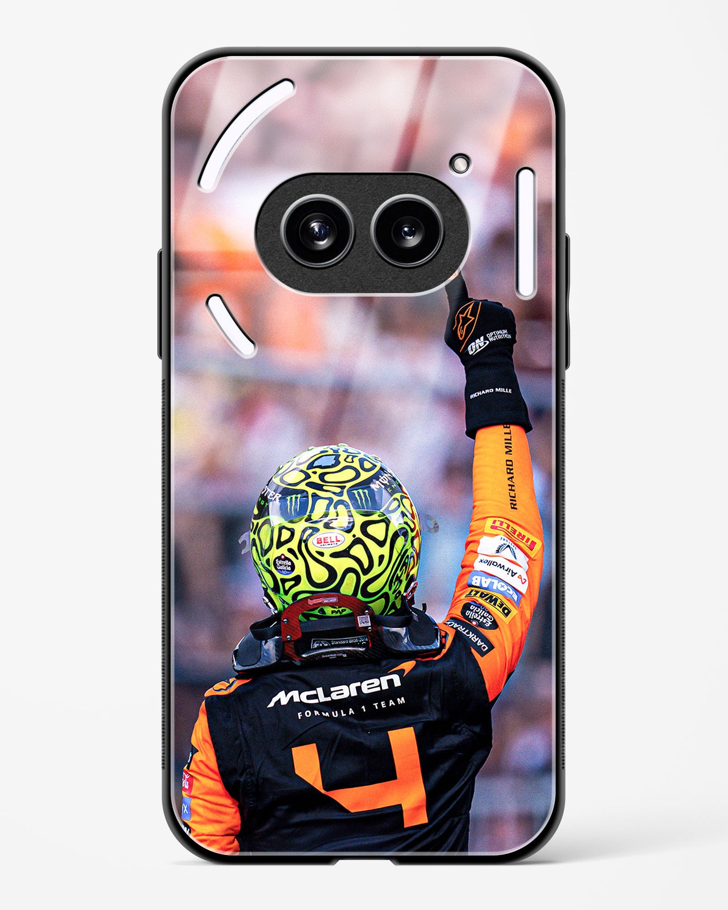 Lando Norris Glass Case Phone Cover