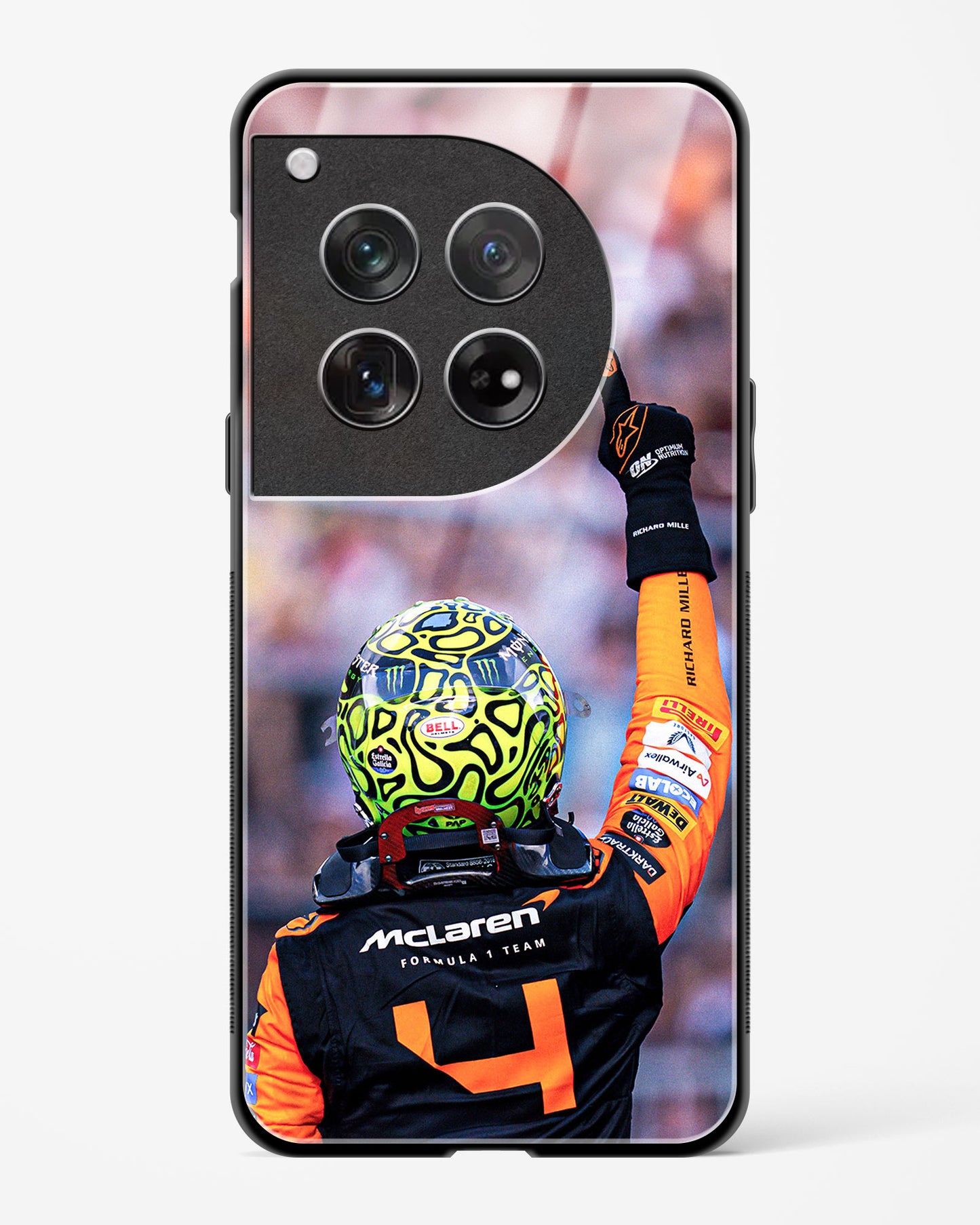 Lando Norris Glass Case Phone Cover