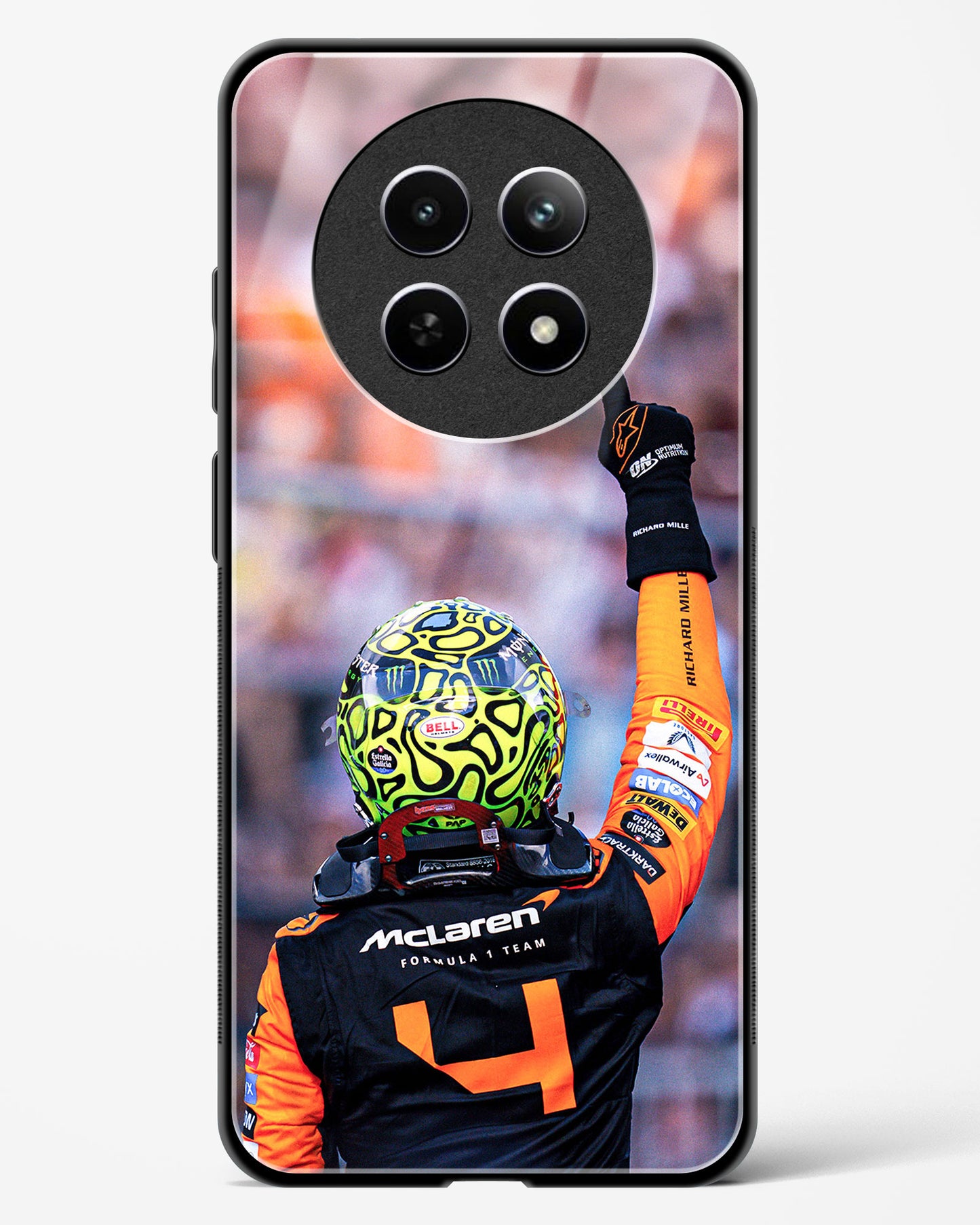 Lando Norris Glass Case Phone Cover