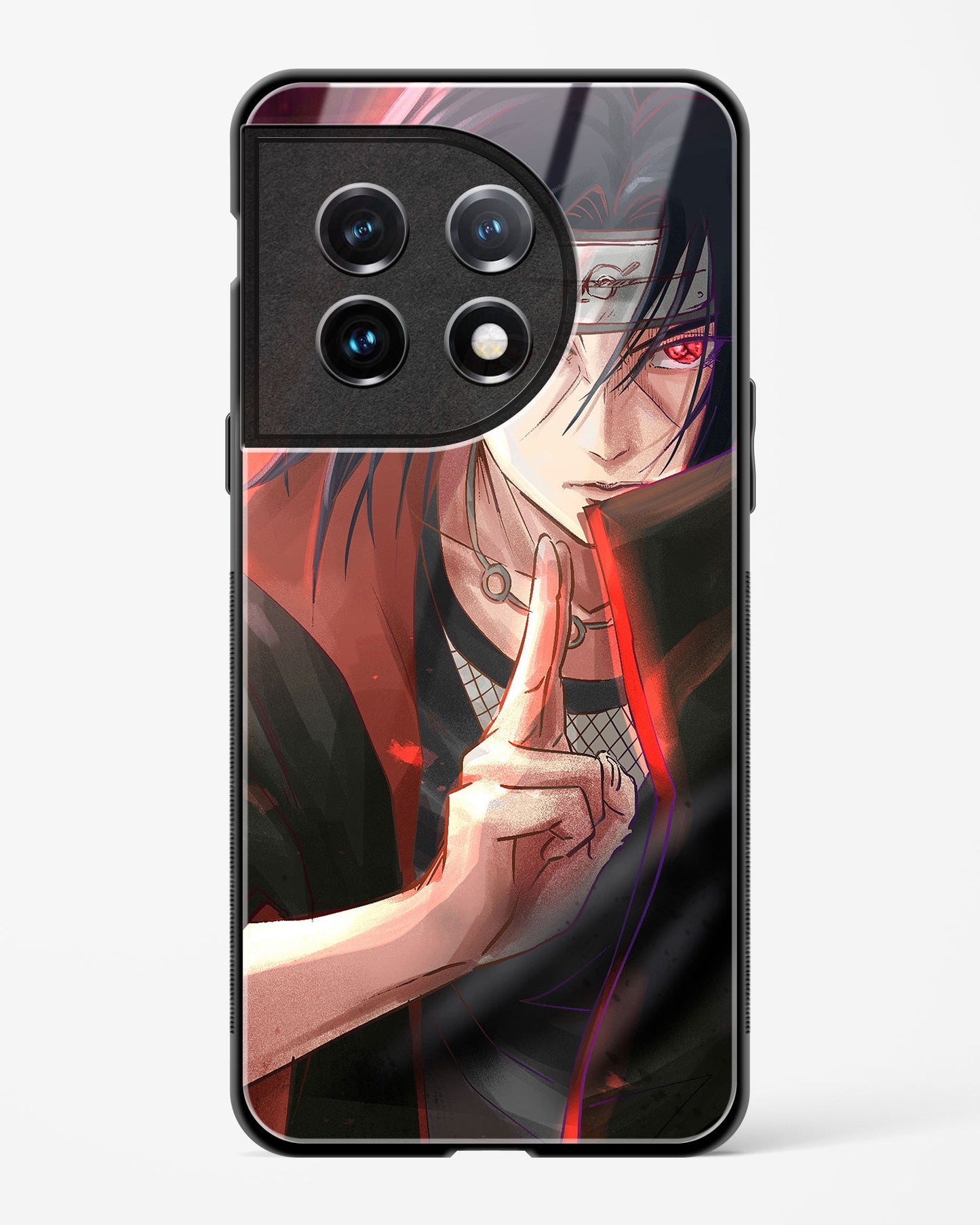 Itachi Uchiha Glass Case Phone Cover