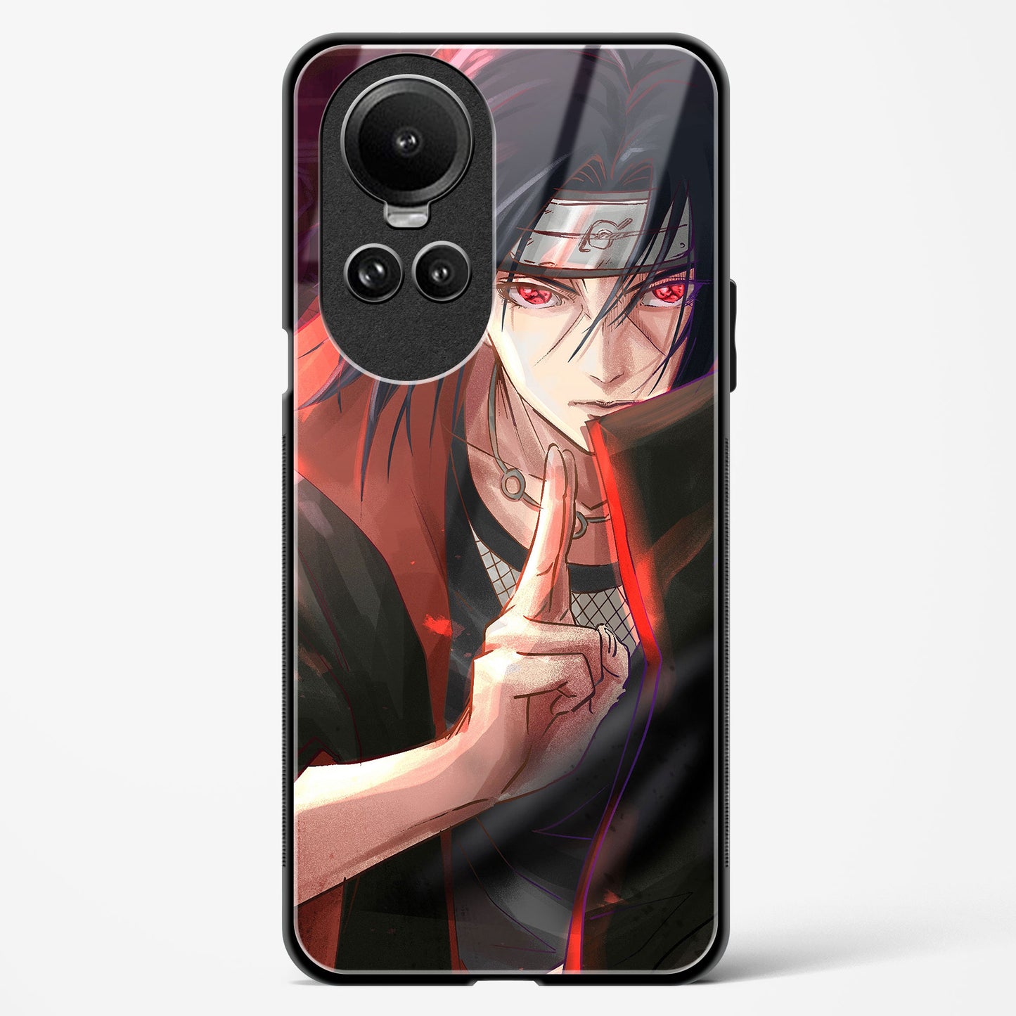 Itachi Uchiha Glass Case Phone Cover
