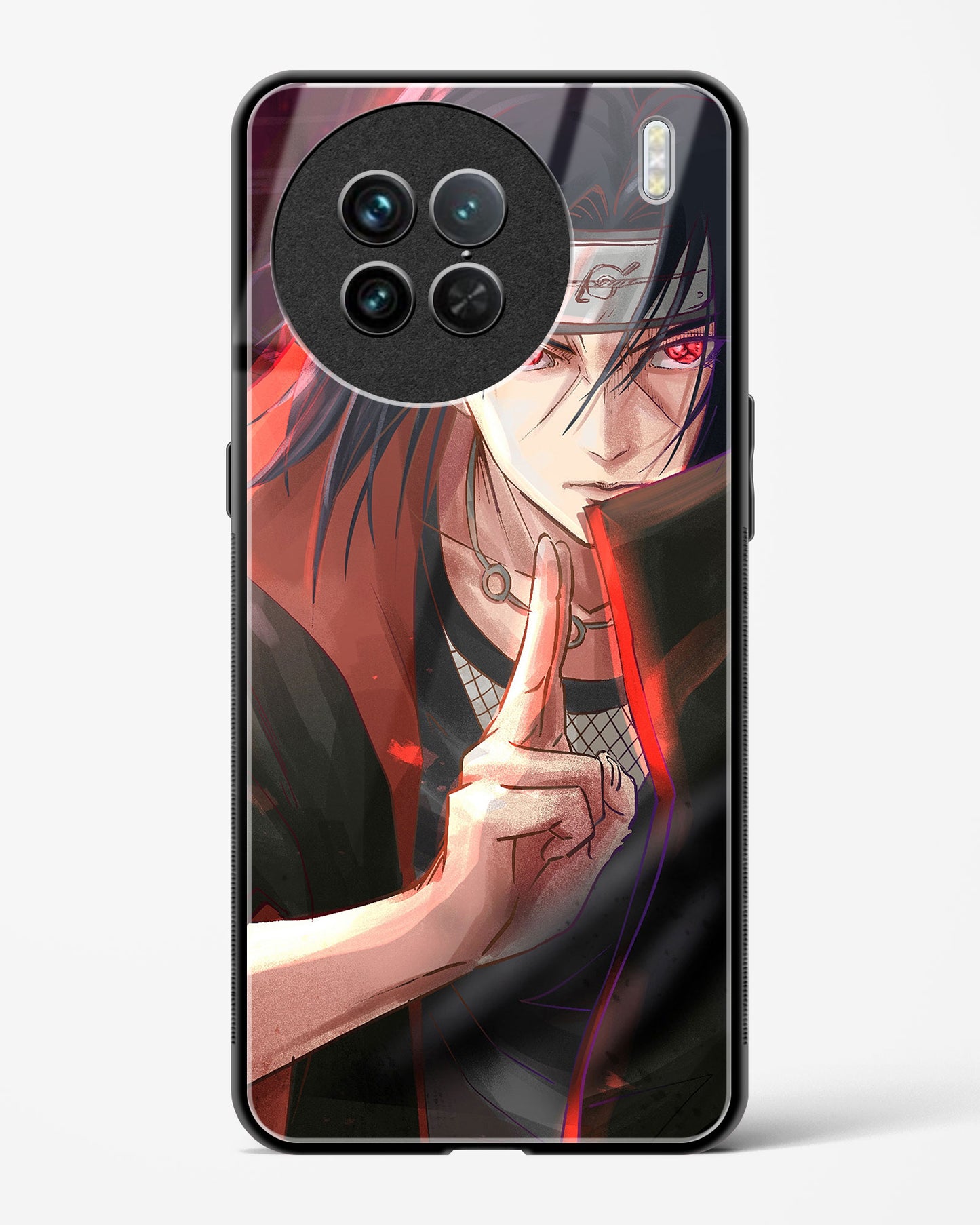 Itachi Uchiha Glass Case Phone Cover