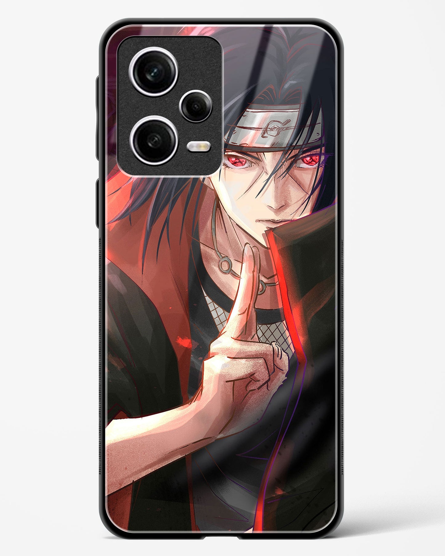 Itachi Uchiha Glass Case Phone Cover