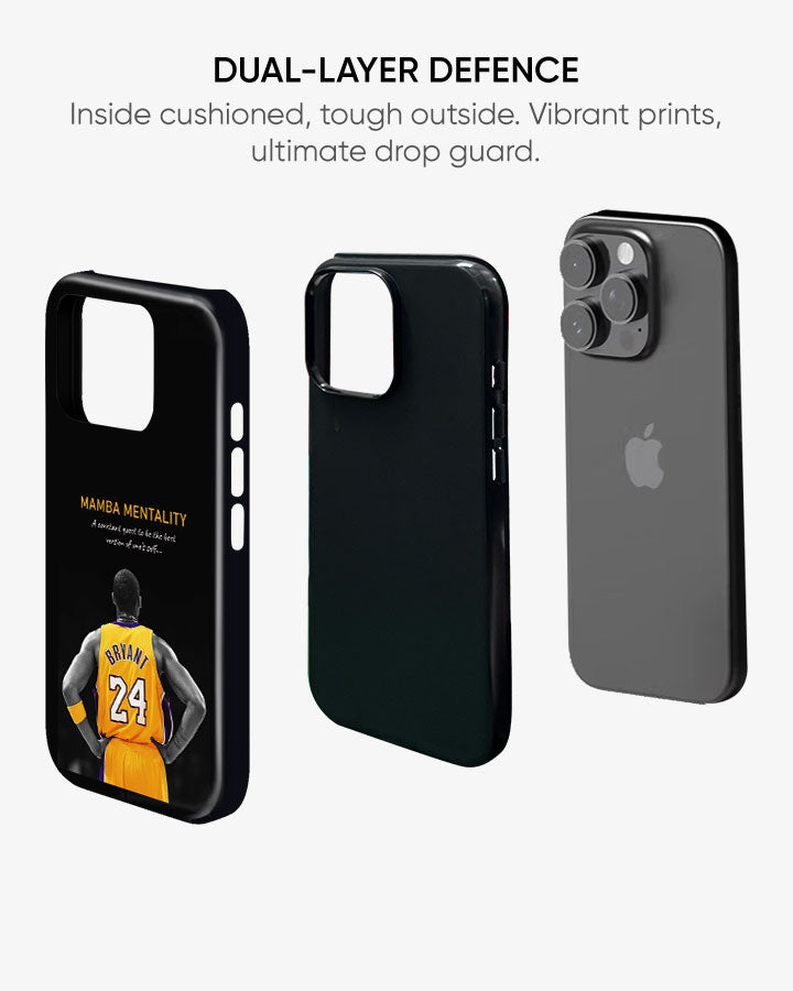 Kobe Bryant Mamba Mentality Gloss Shell Phone Cover