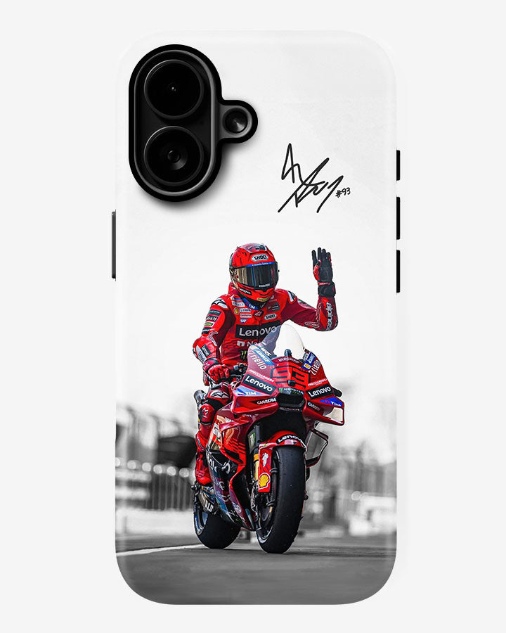 Marc Marquez Ducati Gloss Shell Phone Cover