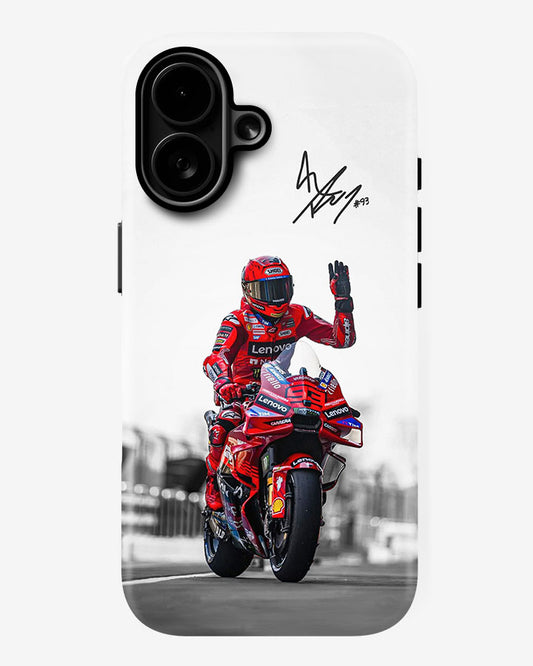 Marc Marquez Ducati Gloss Shell Phone Cover