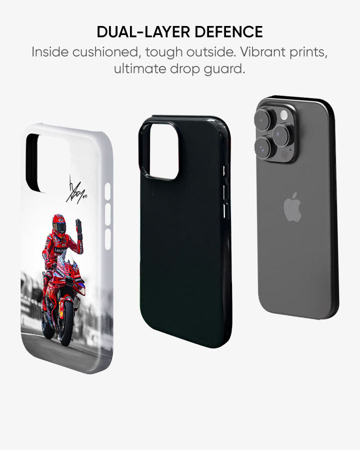 Marc Marquez Ducati Gloss Shell Phone Cover