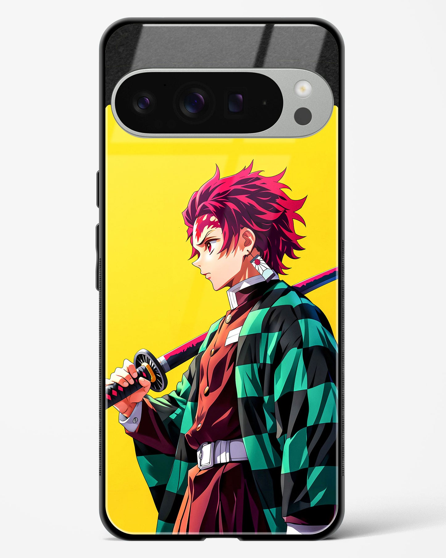 Tanjiro Kamado Glass Case Phone Cover