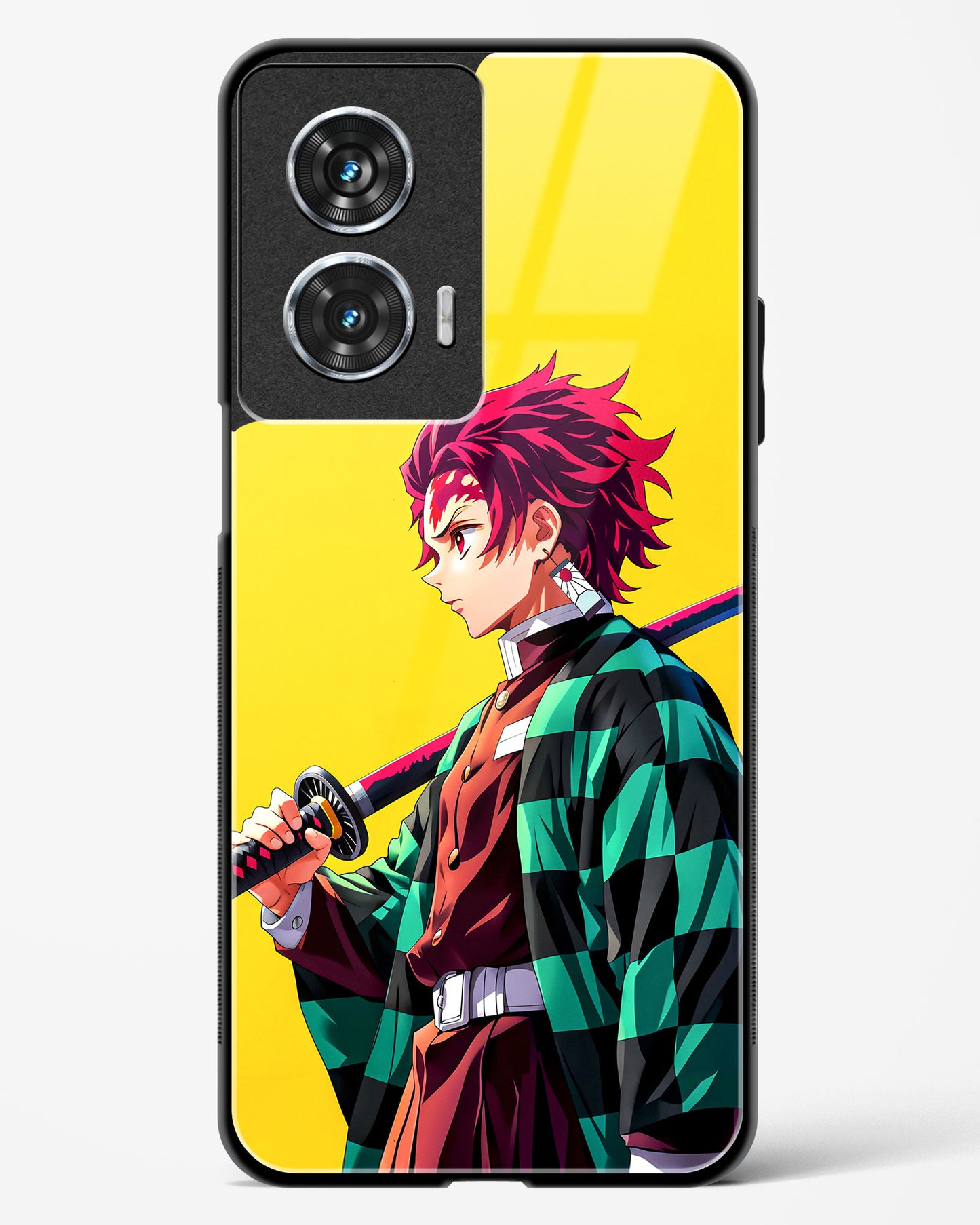 Tanjiro Kamado Glass Case Phone Cover