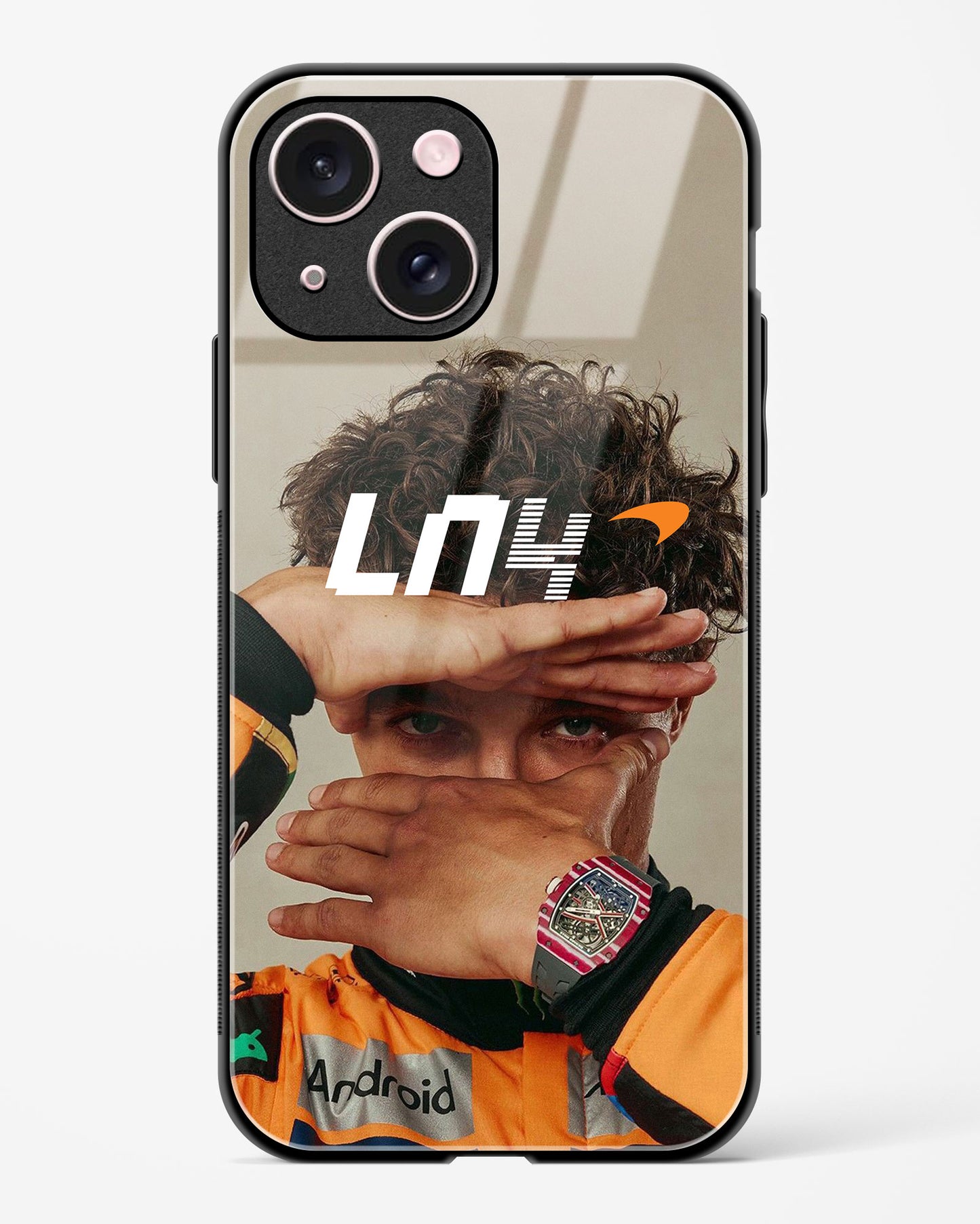 Lando Norris LN4 Glass Case Phone Cover