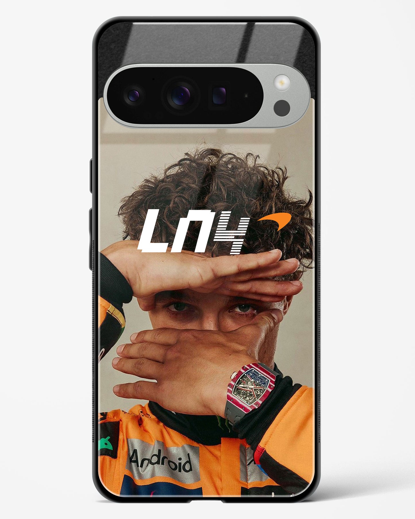 Lando Norris LN4 Glass Case Phone Cover