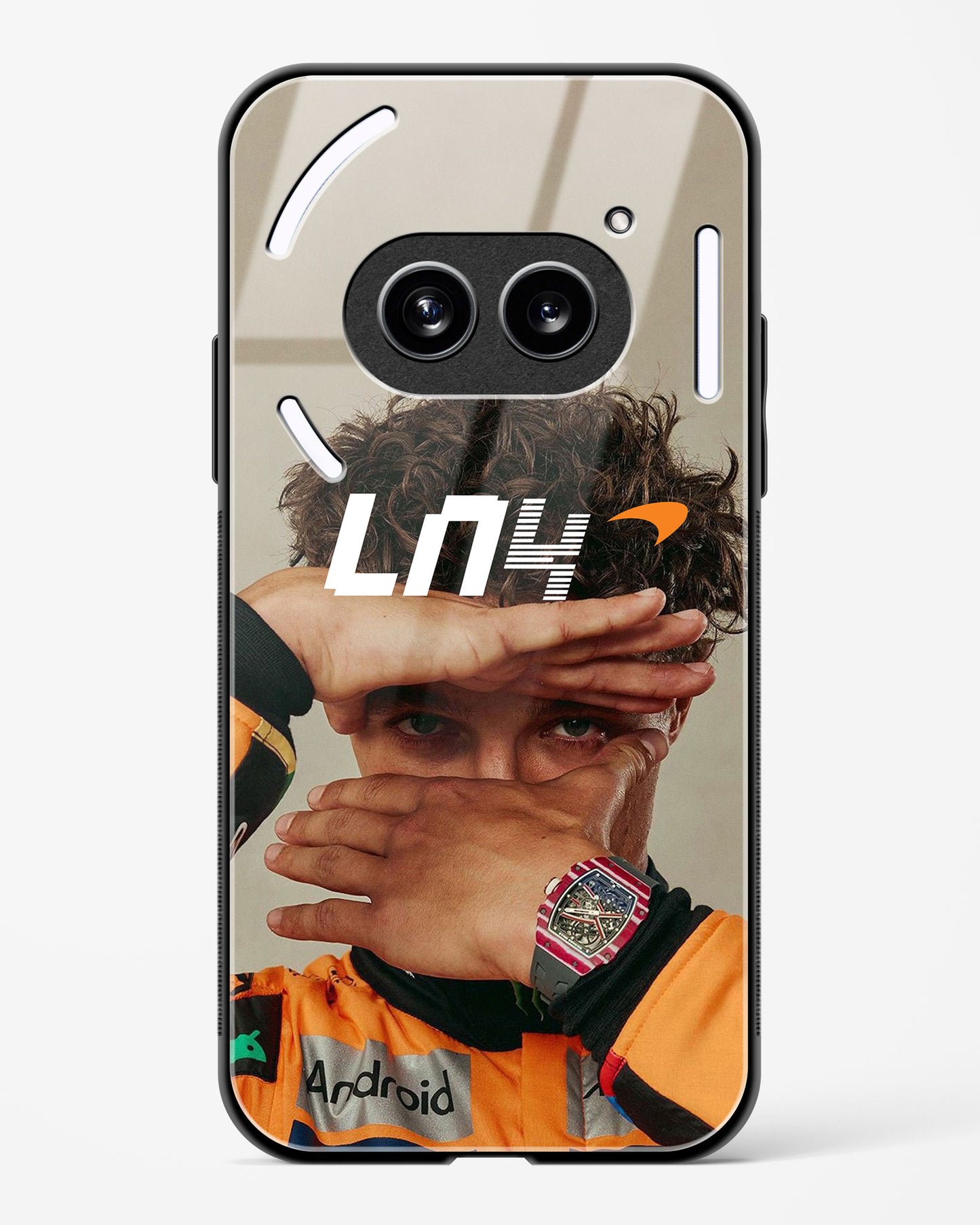 Lando Norris LN4 Glass Case Phone Cover