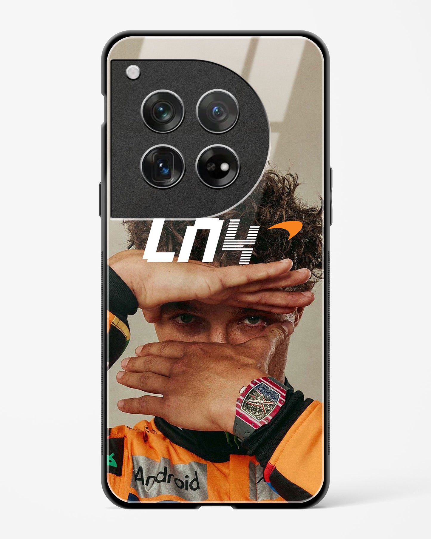 Lando Norris LN4 Glass Case Phone Cover