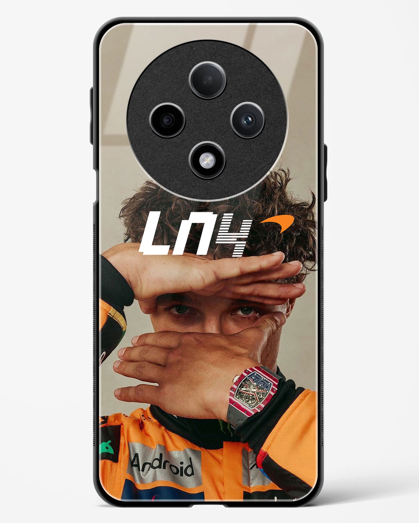 Lando Norris LN4 Glass Case Phone Cover