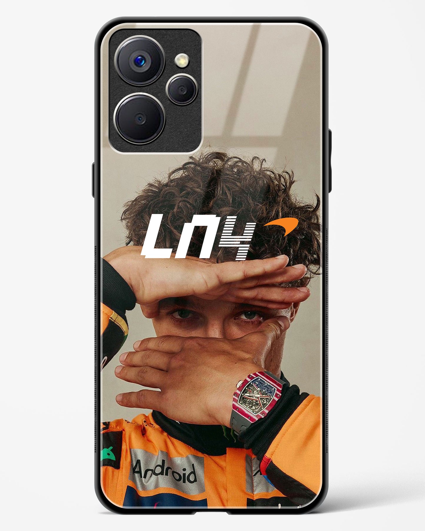 Lando Norris LN4 Glass Case Phone Cover