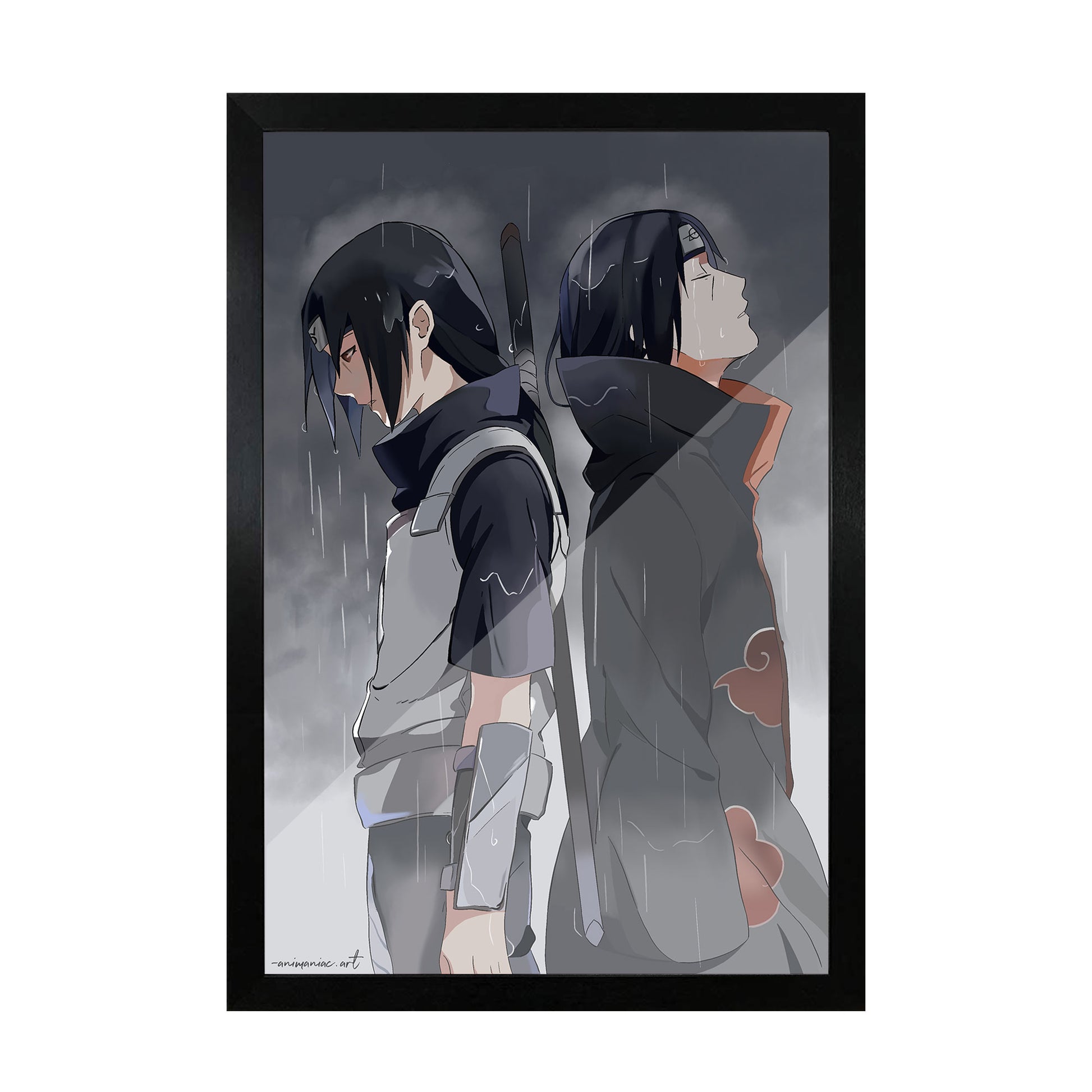 Itachi Uchiha Glass Frame