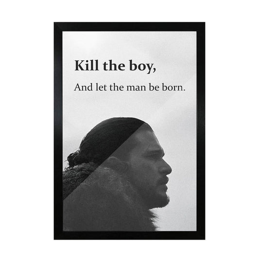 jon snow quote frame