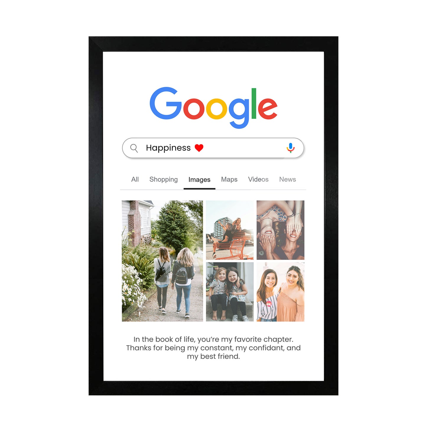 Google collage frame