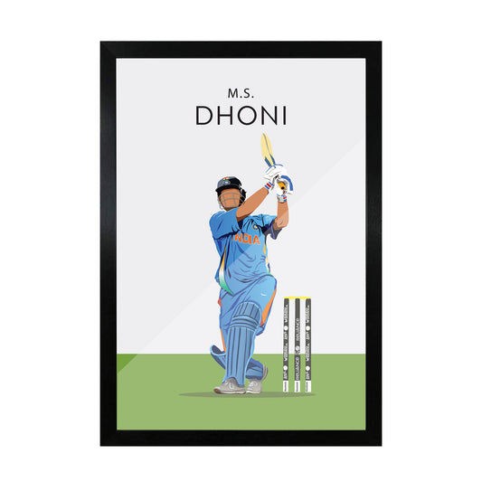 MS Dhoni minimalist