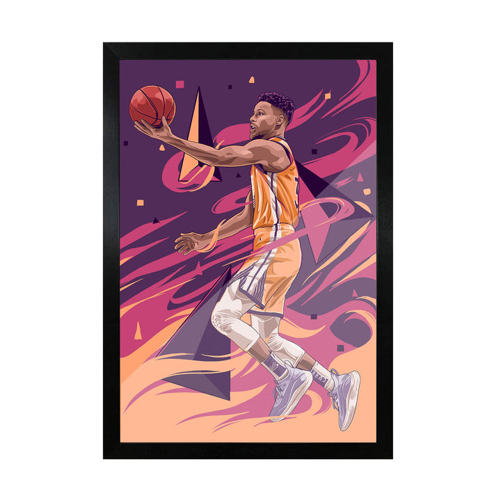 Stephen Curry illustration Framed Poster – Frameo Store