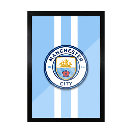 Manchester City Framed Poster