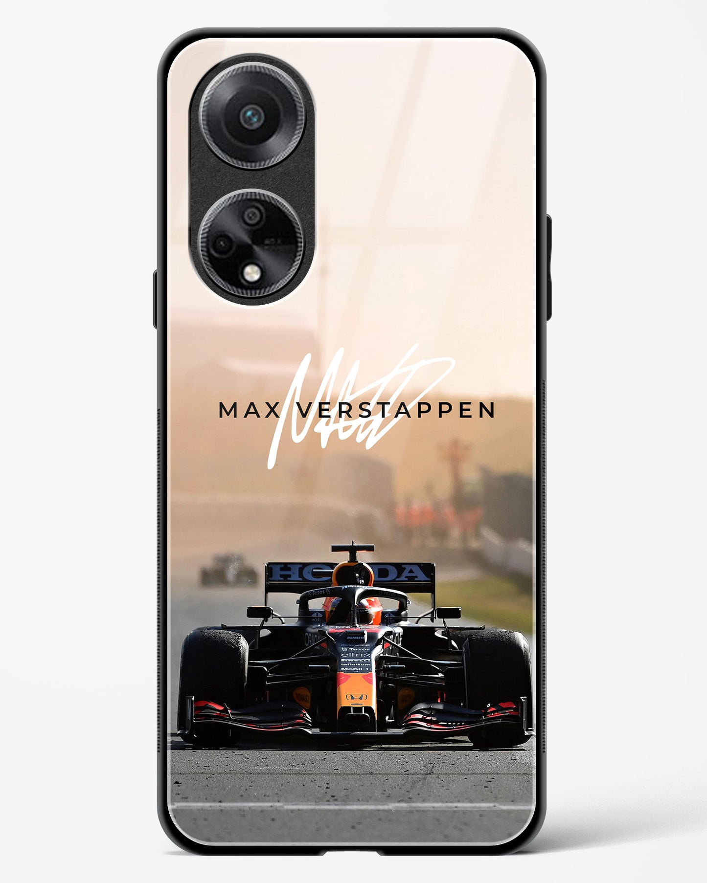 Max Verstappen RB16B Glass Case Phone Cover