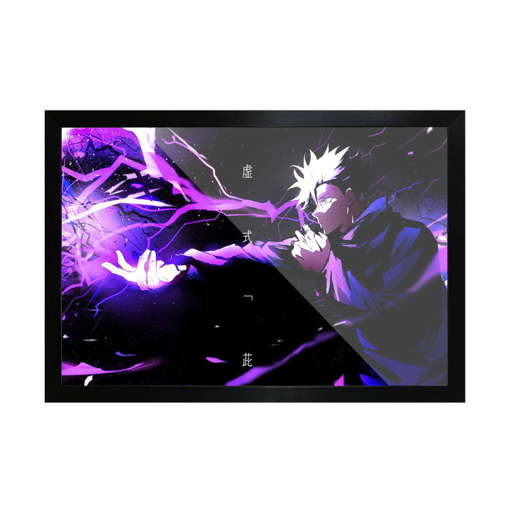 Gojo Hollow Purple Frame | Jujutsu Kaisen posters – Frameo Store