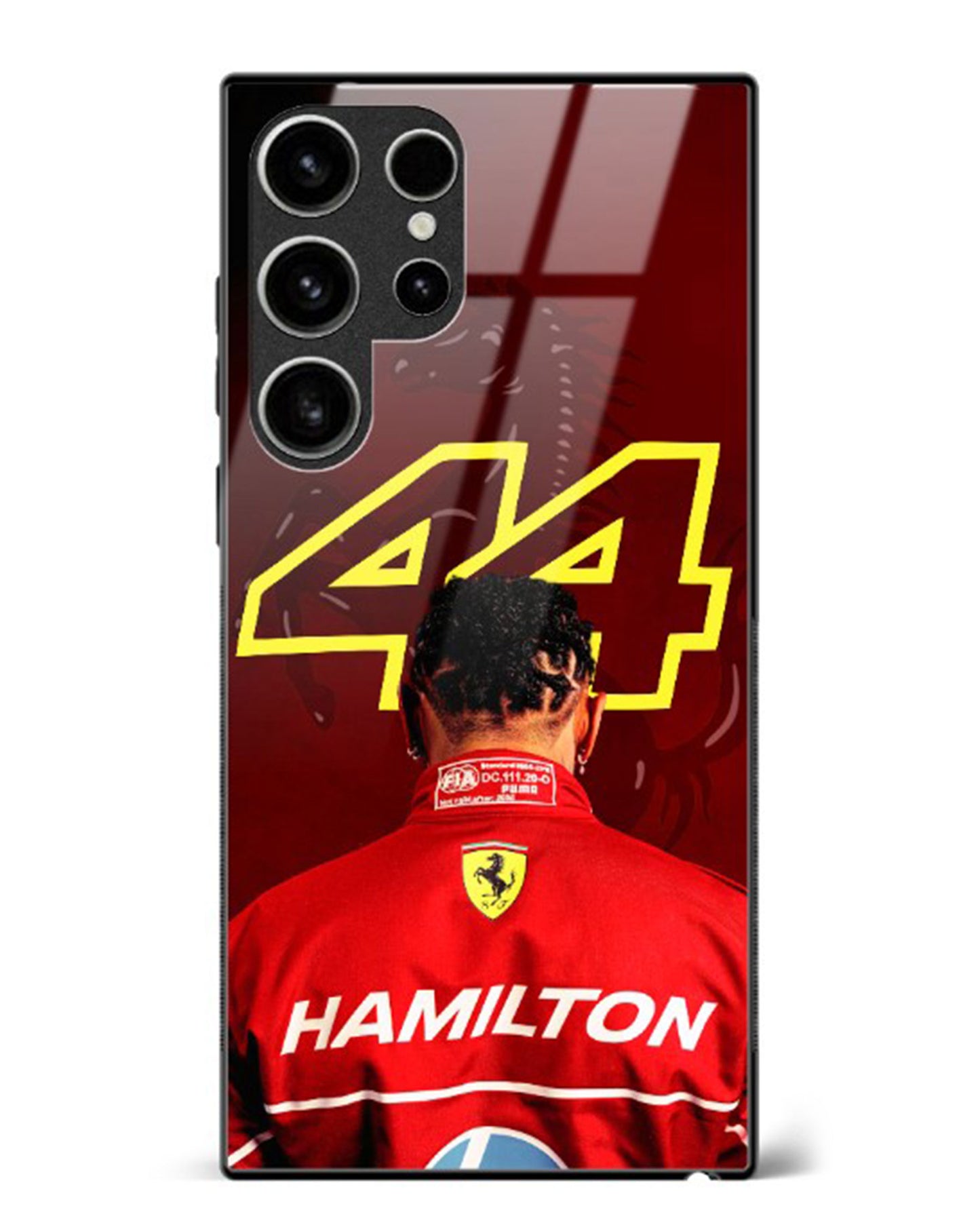 Lewis Hamilton Glass Case Phone Cover