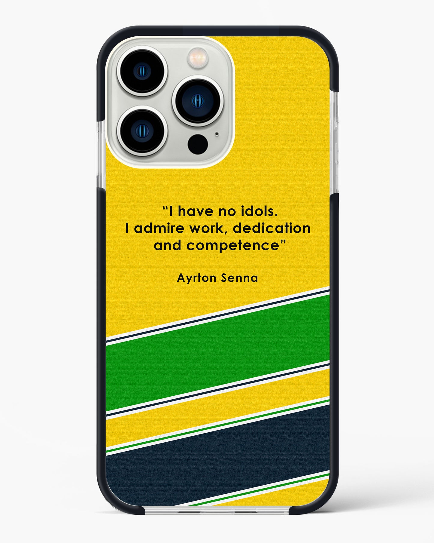 Ayrton Senna Quote Drop Protection Phone Case