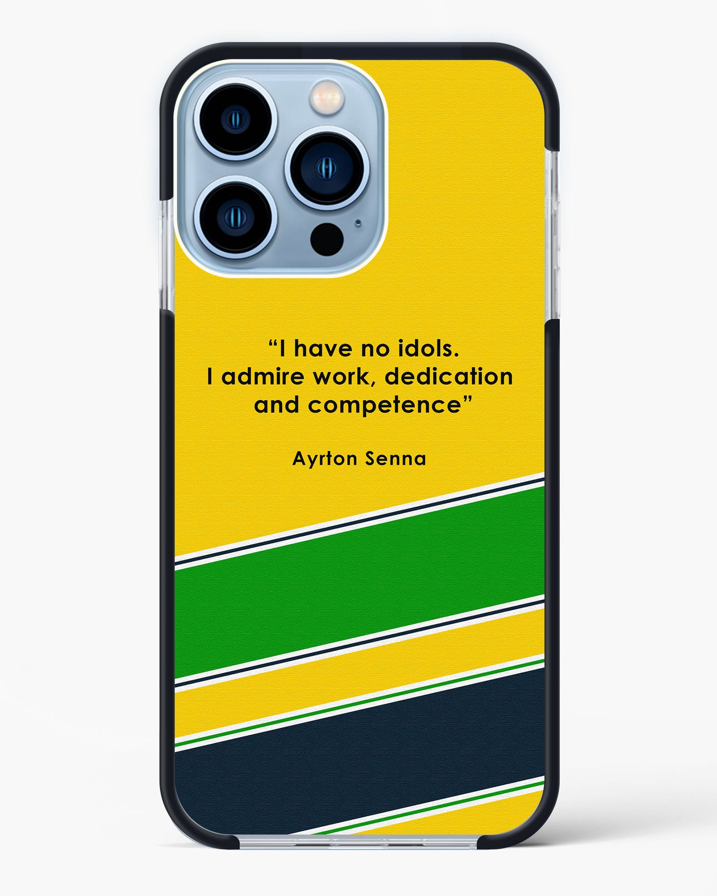 Ayrton Senna Quote Drop Protection Phone Case