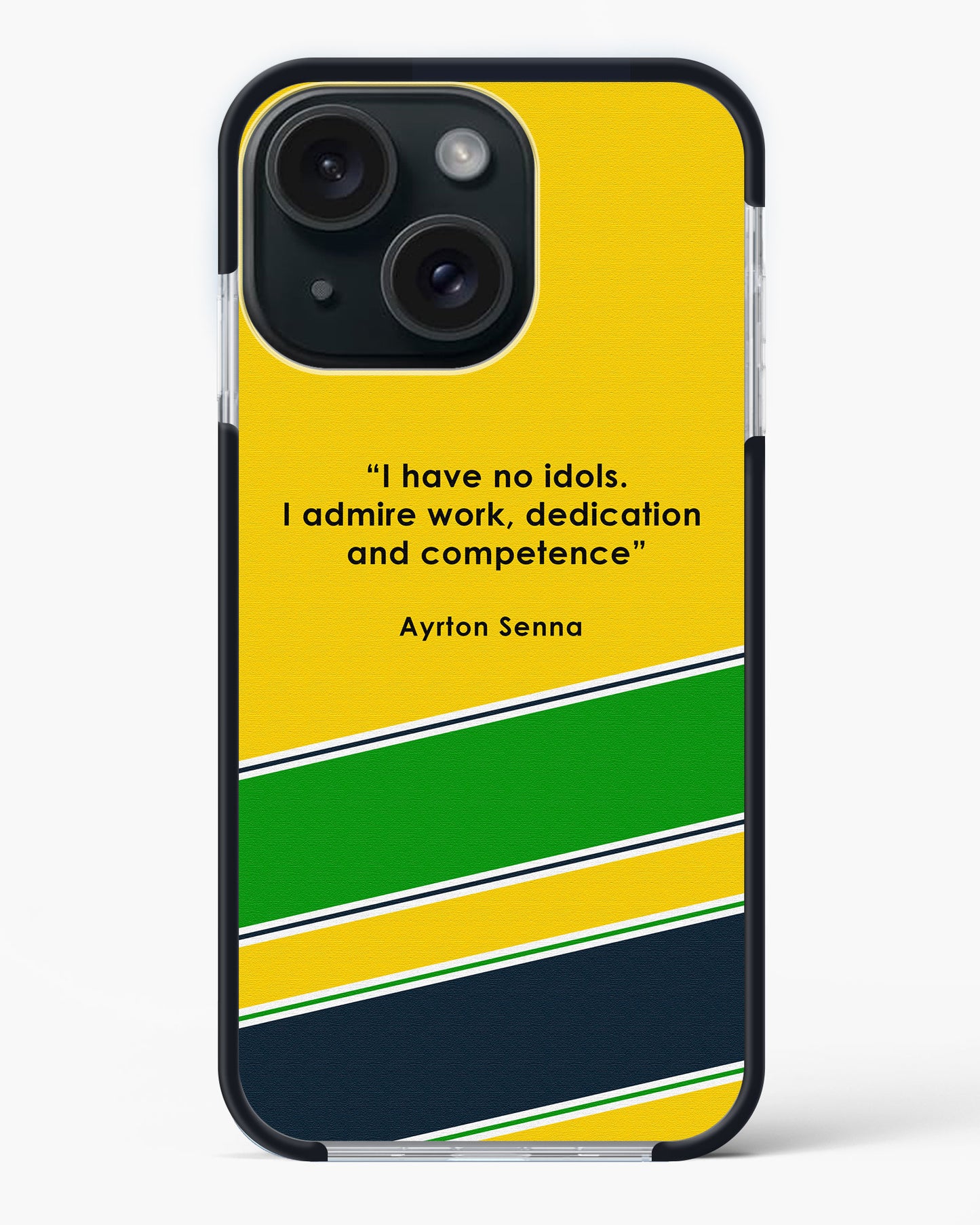 Ayrton Senna Quote Drop Protection Phone Case