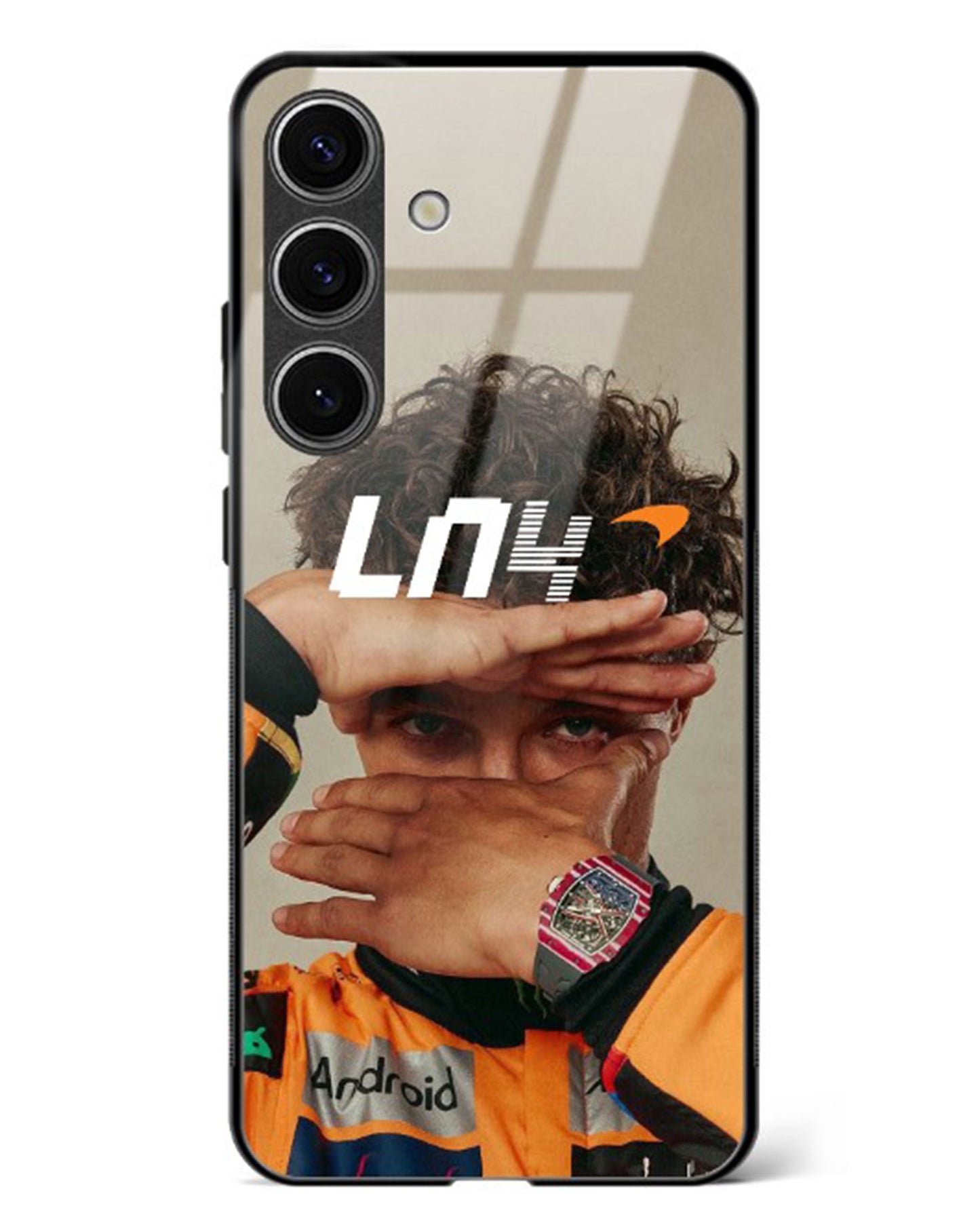 Lando Norris LN4 Glass Case Phone Cover
