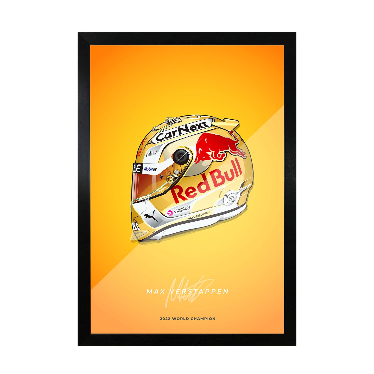 Max Verstappen World Champion Tribute Helmet