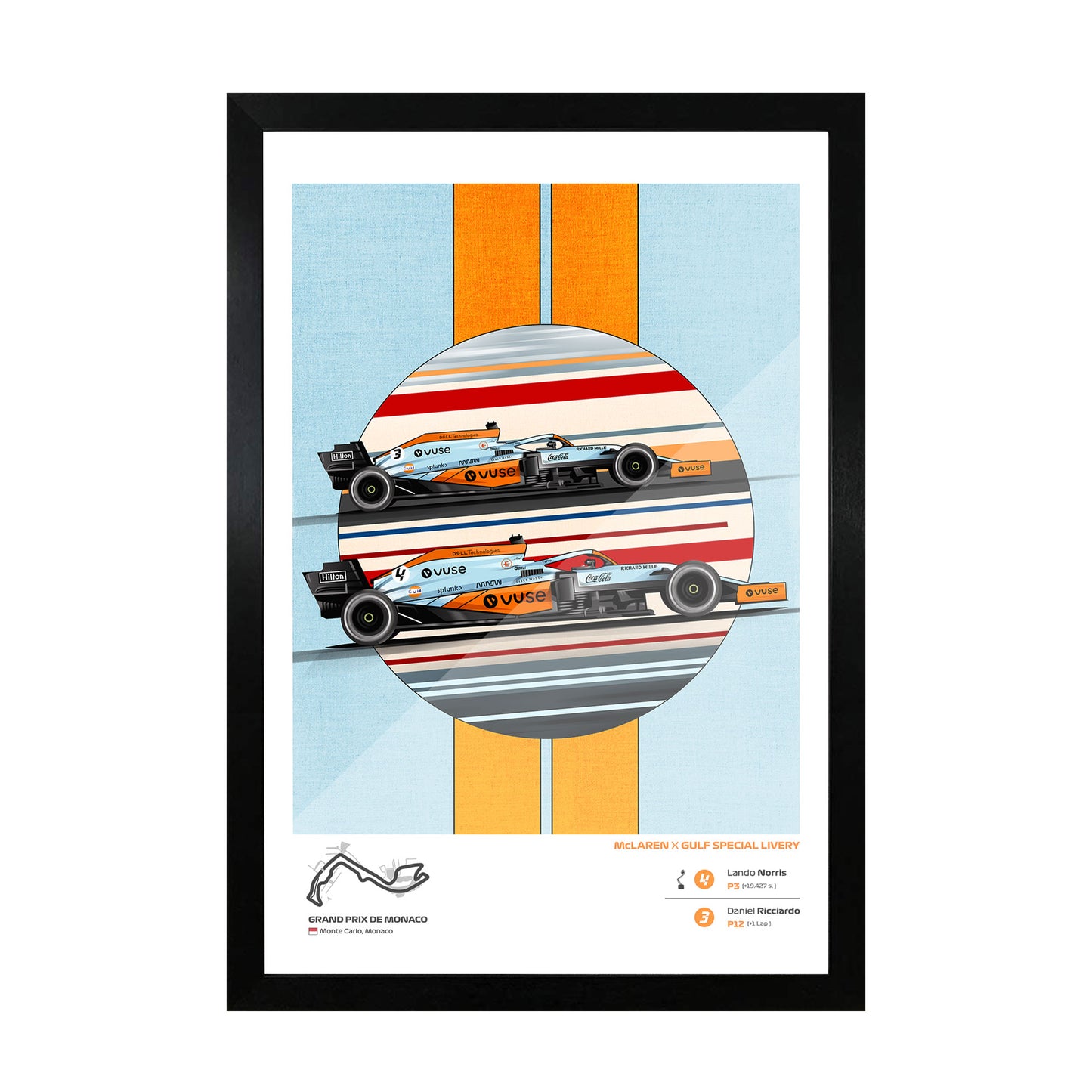 Mclaren Gulf Livery Monaco GP