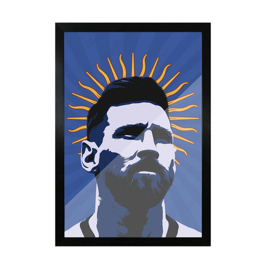 messi argentina wall frame