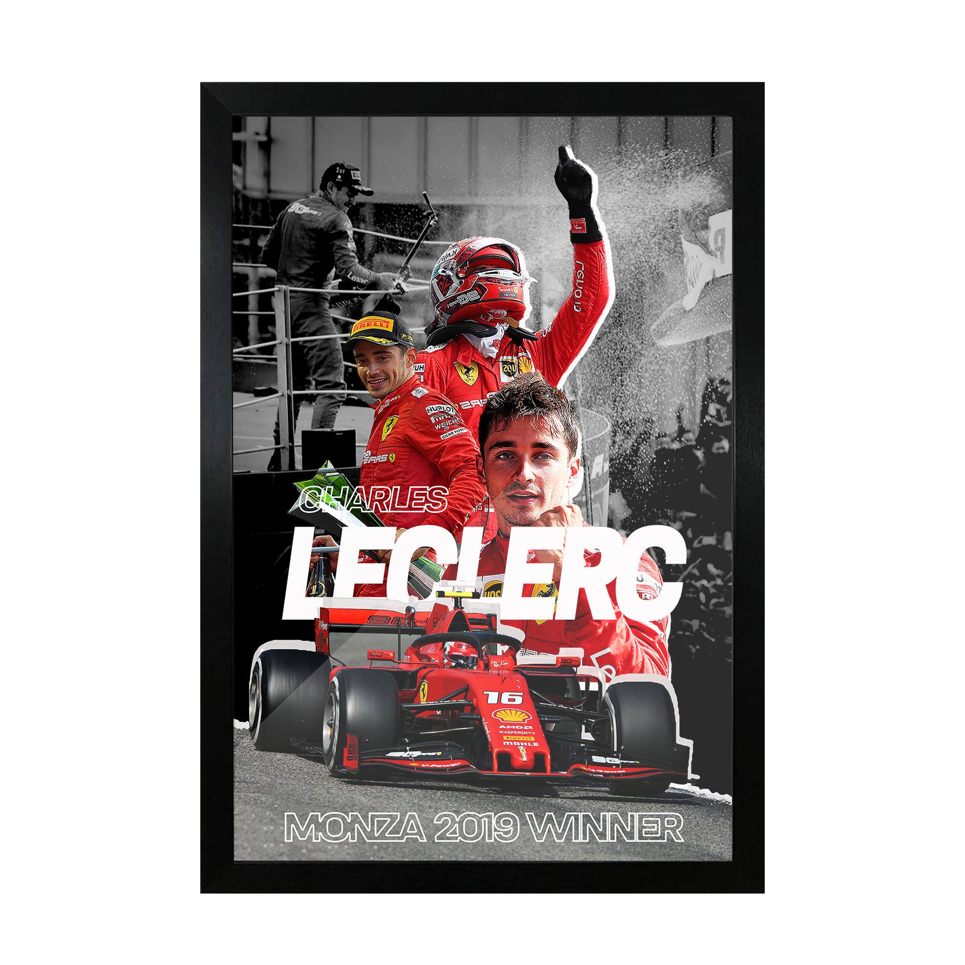 Charles Leclerc Monza Art frame